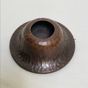 CRAFTSMAN STUDIO COPPER CANDLESTICK HAMMERED HANDMADE VINTAGE GIFT